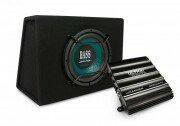 Ultra Drive 10" Subwoofer met versterker 300WATT UDPACK10C