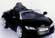 Audi R8 zwart Electrisch met MP3/Radio/Afstand en LED
