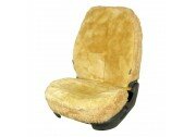 Stoelhoes schapenvacht camel