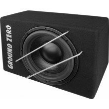 Ground Zero GZUB 30SQ / 12" Subwoofer in Kist 2x2 Ohm 500 Watt RMS